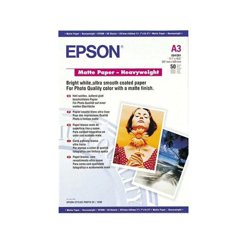 Epson S041261 Matte H/W Paper 50 sheets Product