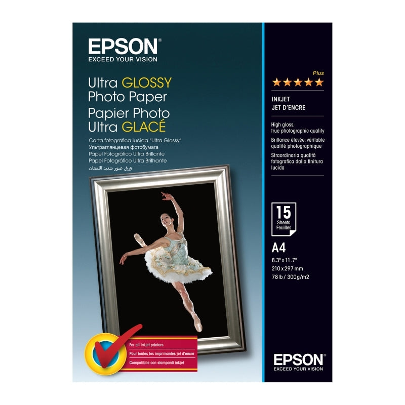Epson S41927 Ultra Photo Paper 15 Sheets Product