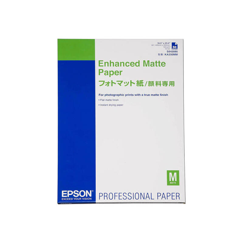 Epson Enhanced A2 Matte Paper 50 Sheets Product