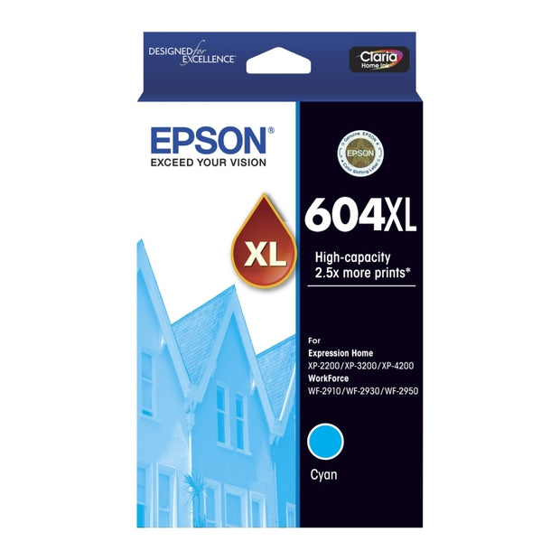 Epson 604XL Ink Cart 350 pages Cyan