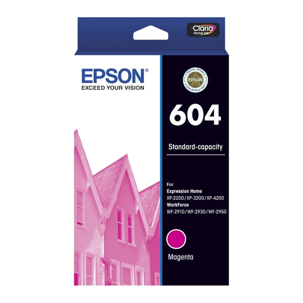 Epson 604 Ink Cart 130 pages Magenta
