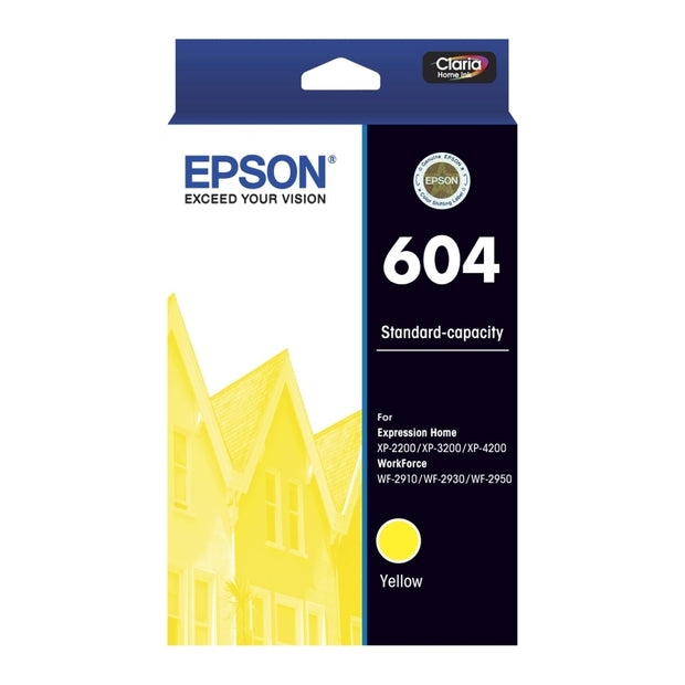Epson 604 Ink Cart 130 pages Yellow