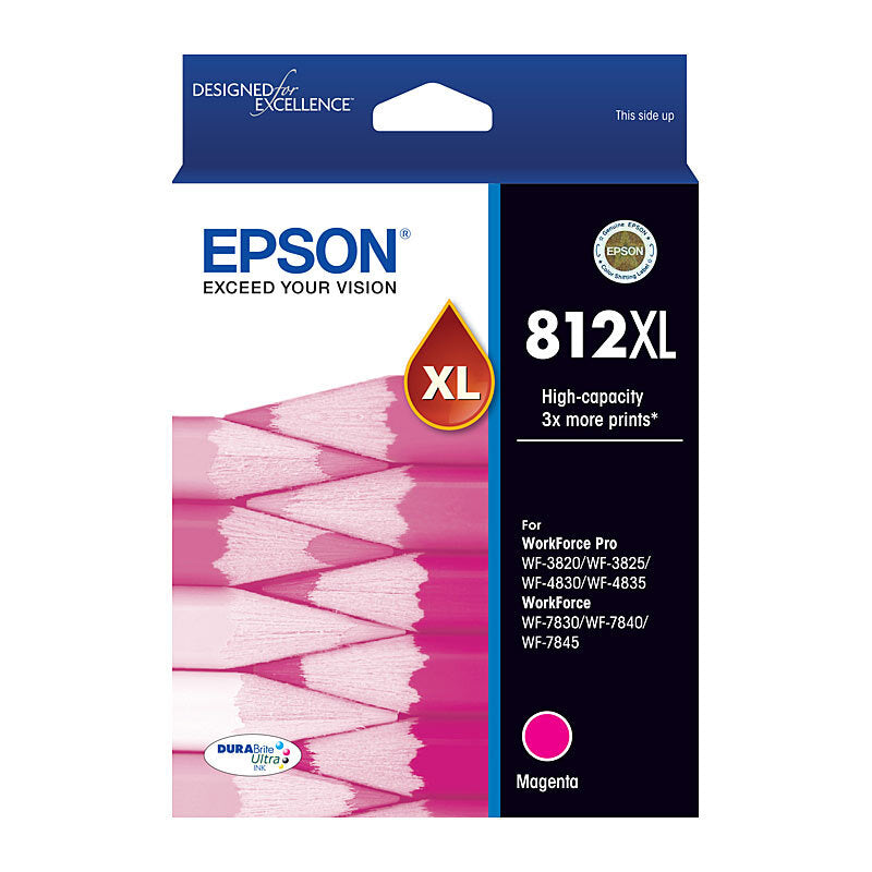 Epson 812XL Ink Cart 1,100 pages Magenta