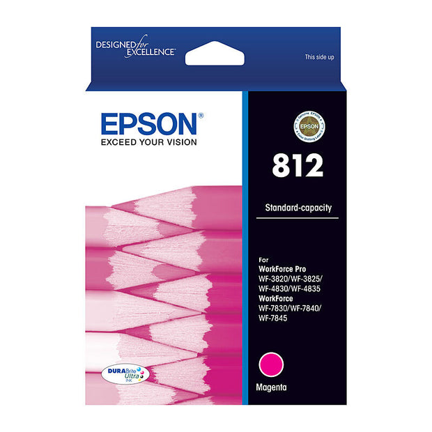 Epson 812 Ink Cart 300 pages Magenta
