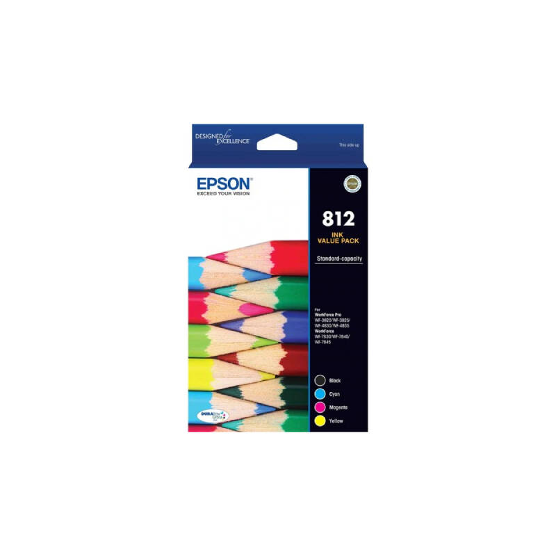 Epson 812 4 Ink Value Pack Refer to singles
