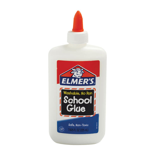 Elmers Liq Scl Glue 225ml Bx6 White