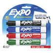 Expo W/B Mrkr Blt Asst Pk4 Bx6 /// Black/Blue/Red/Green