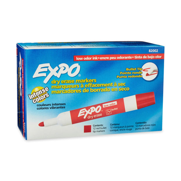 Expo W/B Marker Blt Bx12 Red