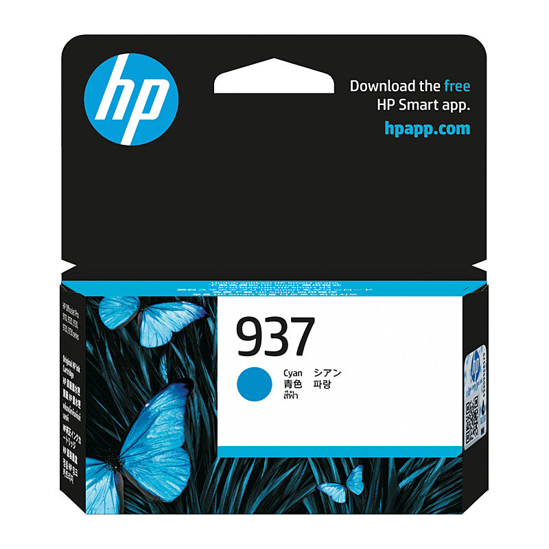 HP #937 Ink 4S6W2NA 800 pages Cyan