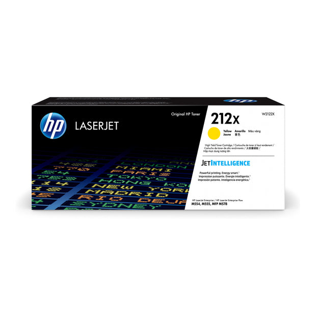 HP #212X YellowToner W2122X 10,000 pages Yellow