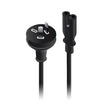 Lindy 3m PwrCable 2Pin-IEC C7 Black