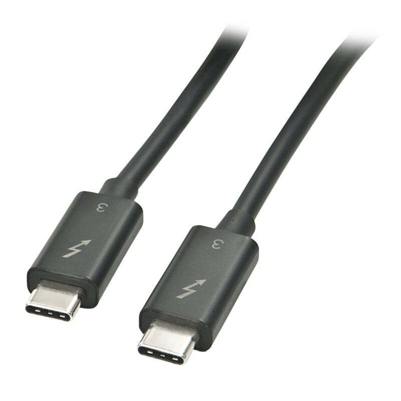 Lindy 0.5m Thunderbolt 3 Cable Black
