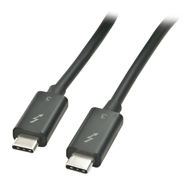 Lindy 0.5m Thunderbolt 3 Cable Black