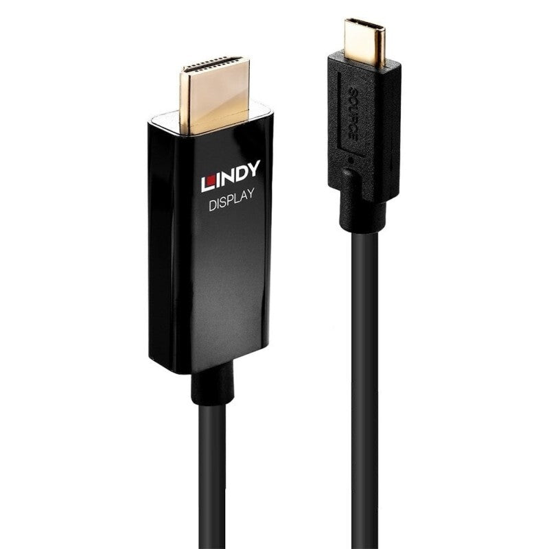 Lindy 2m USBC to HDMI Adapter 2 metre Black