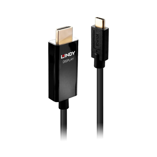 Lindy 3m USB C - HDMI 4k w/HDR Black