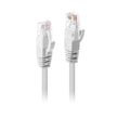Lindy .5m CAT6 UTP Cable WH 0.5m White