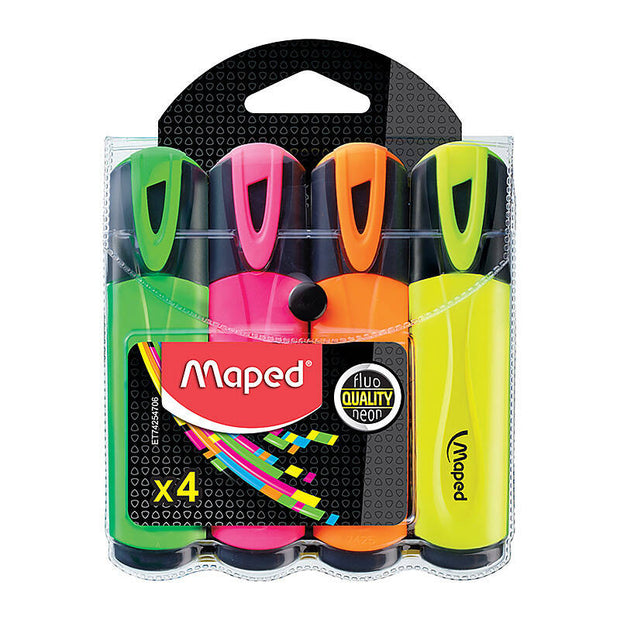 Maped Fluo Highlighter Wlt4 Assorted