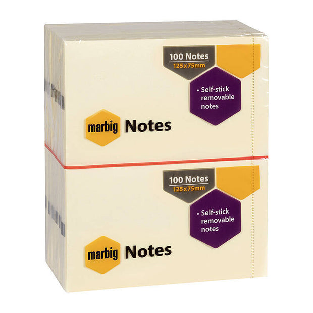 Notes 75X125mm Ylw Pk12 Yellow