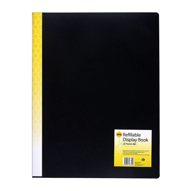 Mbg D/Book A3 Refil 20Pg Blk Black