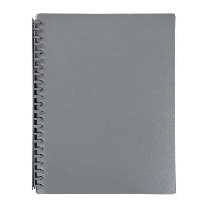 Mbg D/Book A4 Refillable Gry Grey