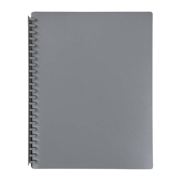 Mbg D/Book A4 Refillable Gry Grey