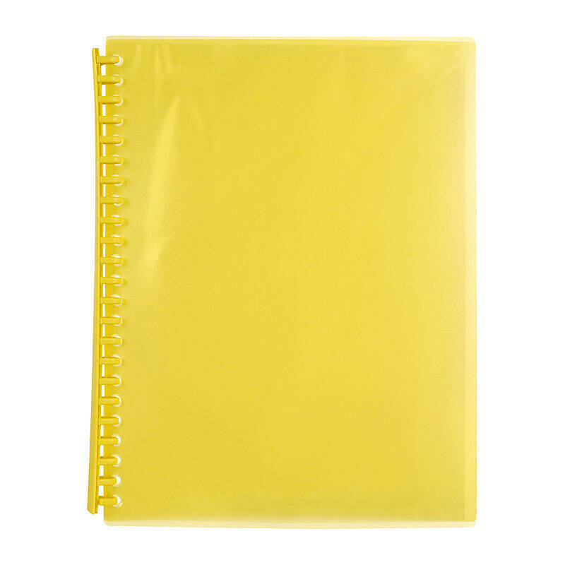 Mbg D/Book Ref A4 20P Trns Ylw Yellow