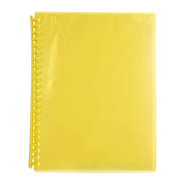 Mbg D/Book Ref A4 20P Trns Ylw Yellow