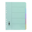 Mbg Divider Mnlla A4 Pstl 5Tab Pastel