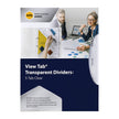 Mbg Pro Dvdr V/Tab Clr A4 5Tab Clear