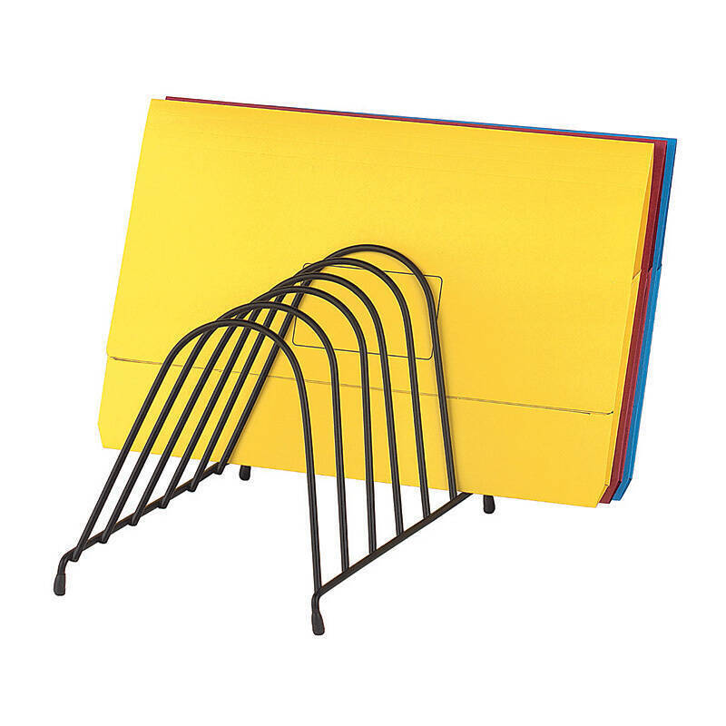 Mbg Step File Angled Organiser Black