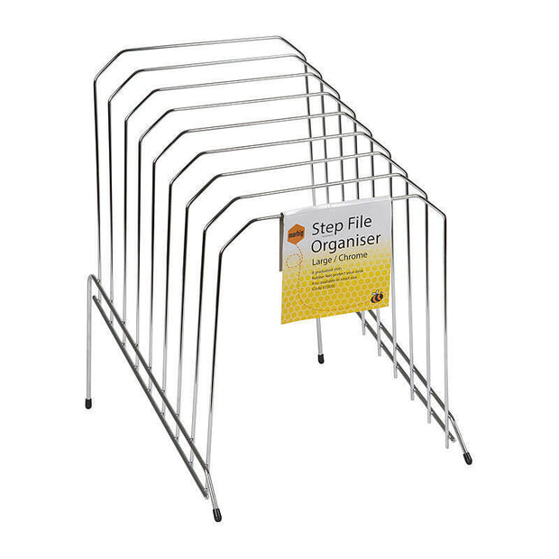 Mbg StepFile Orgnsr Wre Lg Slv Silver