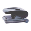 Mbg Punch 2H Plastic 20Sht Blk Black