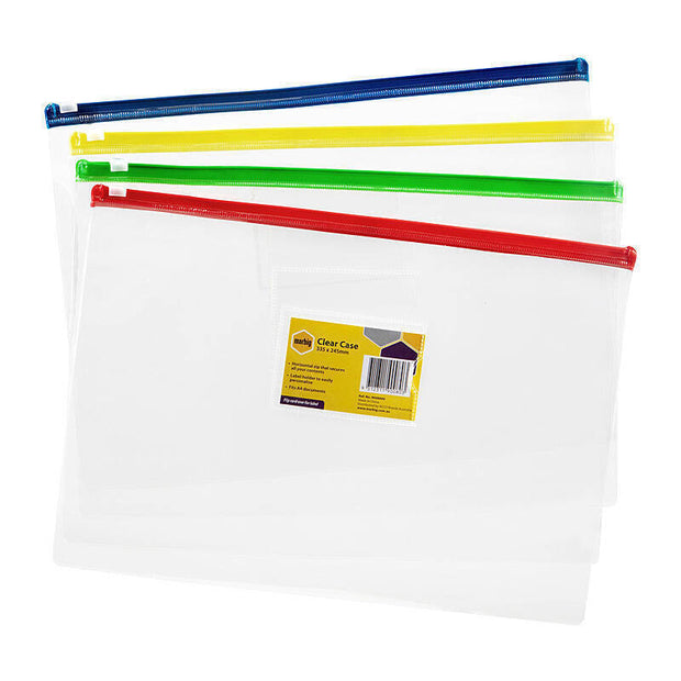 Mbg Clear Case A4 335X245 Asst Assorted