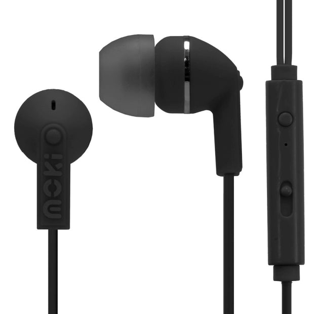 Moki Noise IsoEarbuds Mic Black