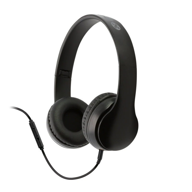 Moki Flip Head Phones Blk Black