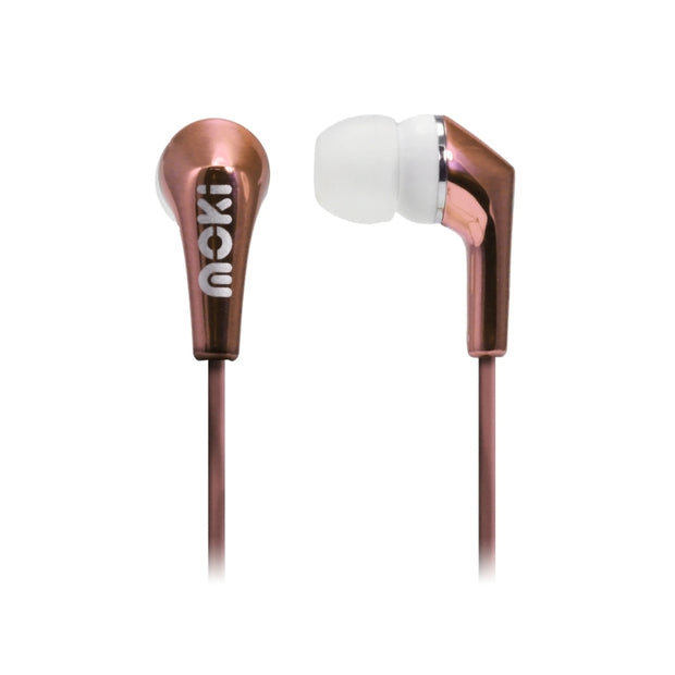 Moki Life Metallic Earbuds RG Rose Gold