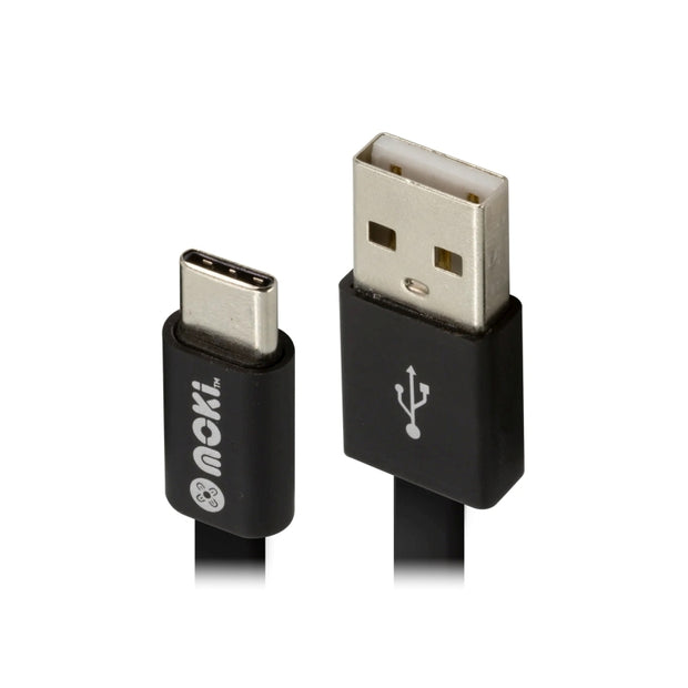 Moki Pkt Type-C SynCharg Cable 100mm Black