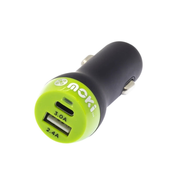 Moki Car Charger Type C Rapid Black