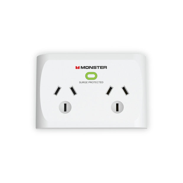 Monster 2-Port Surge White