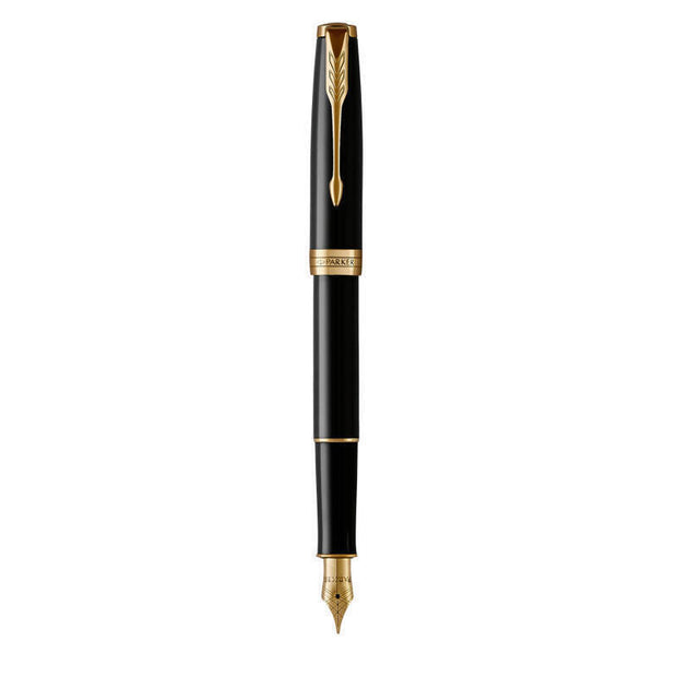 Parker Sonnet Blk Lacq GT FP Black