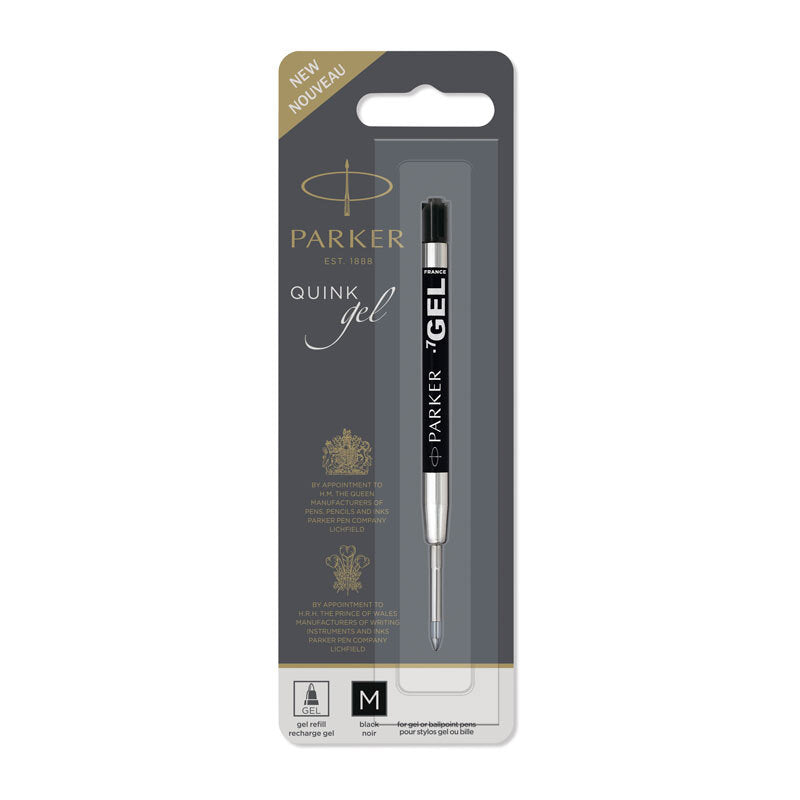 Parker Gel Refill 0.7 mm Blk Black
