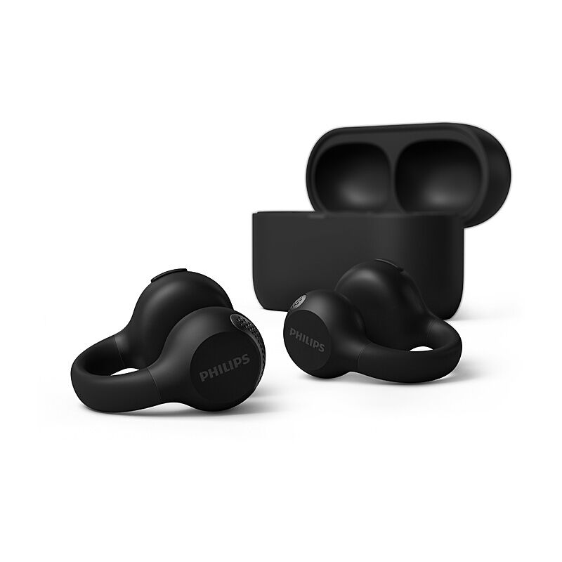 Philips W/less Open Earbuds BK Black