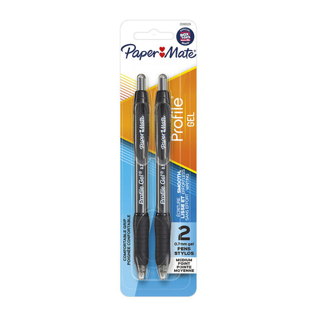 PM Profile Gel 0.7 Blk Pk2 Bx6 Black