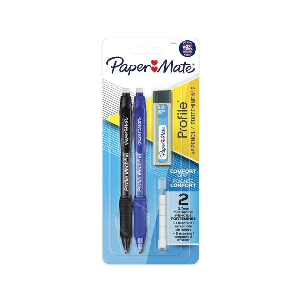 PM Profile Pnc Blk/Blu Pk2 Bx6 / Black/Blue