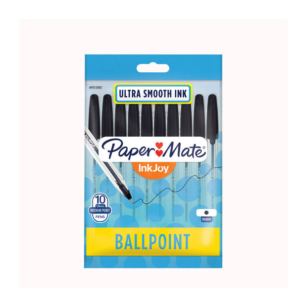 PM Inkjoy100ST BP BlkPk10 Bx12 Black