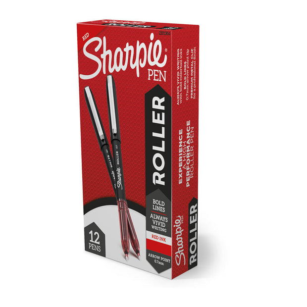 SH RB 0.7mm Arrow Pt Bx12 Red