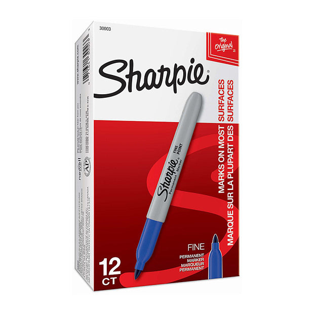 Sharpie Prm Mrk FP Blu NP Bx12 Blue