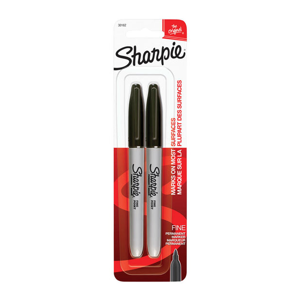 Sharpie PrmMark FP Blk Pk2 Bx6 Black