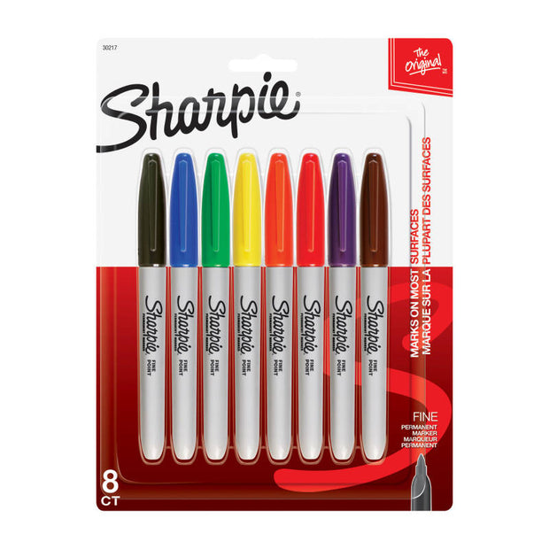 Sharpie Perm Mrkr FP Fashn Pk8 Assorted