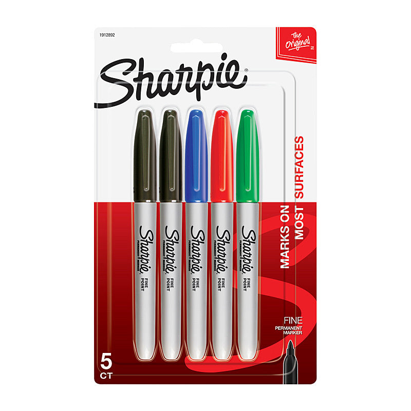 Sharpie Perm Mrkr Asst Pk5 Bx6 Assorted